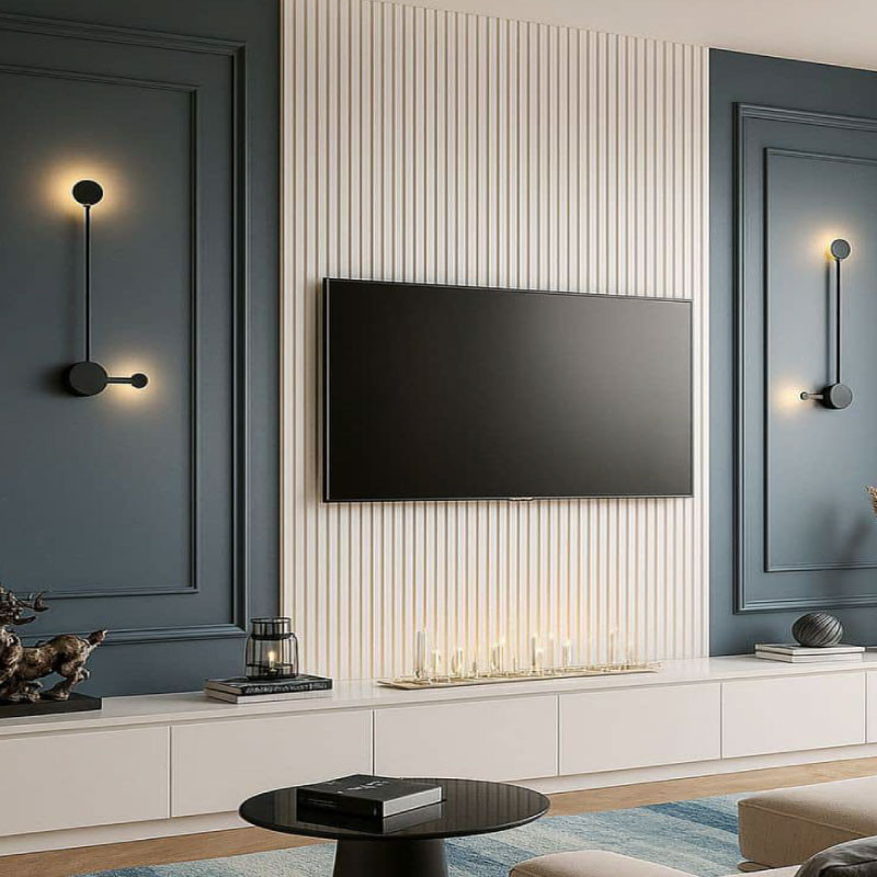 Modern Wall-Mounted TV Unit Design